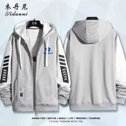 Blue Lock:  Mikage Reo Isagi Yoichi Nagi Seishiro Cosplay Jacket Zipper Hoodie Women Men Fashion Hooded Coat Couple Tops Gift