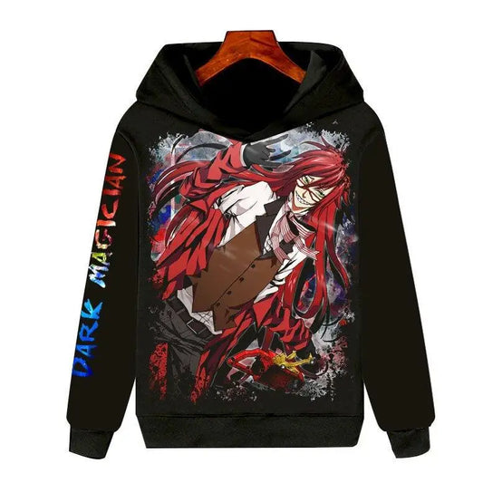 Black Butler: Long Sleeve Hoodie 3D Clothing Unisex Warmth Youth Fashion Sports Cartoon Anime Design Not Deformable