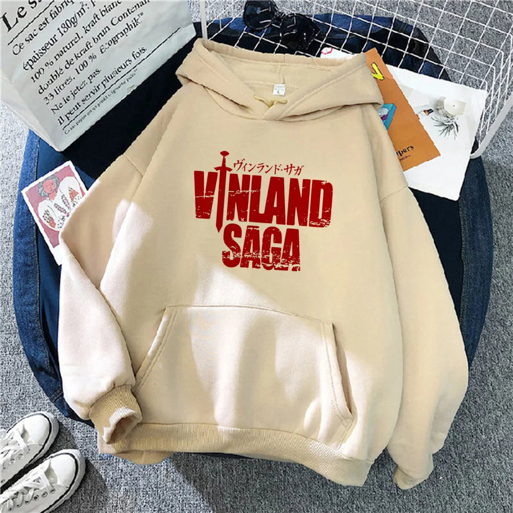 Vinland Saga: hoodie streetwear 90s Korean style gothic Hooded Shirt
