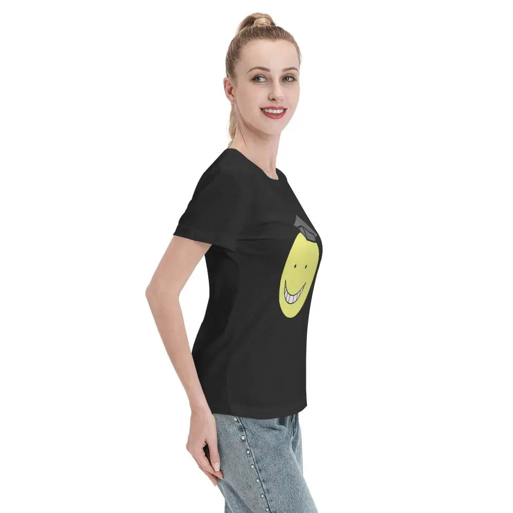 Assassination Classroom: Octopus Koro Sensei T-Shirt Women Short Sleeve T Shirts O-Neck Clothes Cotton Summer Tees Streetwear