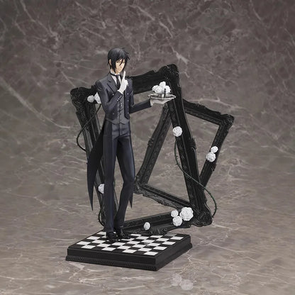 Black Butler: Ciel Phantomhive Sebastian Michaelis Anime Figure Model Statue Boys Collection Desktop Decoration Ornament Toy
