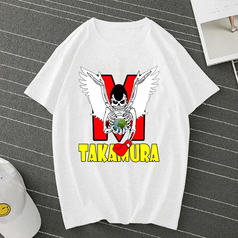 Hajime No Ippo: Kamogawa Boxing Gym T Shirt Unisex Casual Makunouchi Takamura Graphic T-Shirts Clothing Harajuku Streetwear