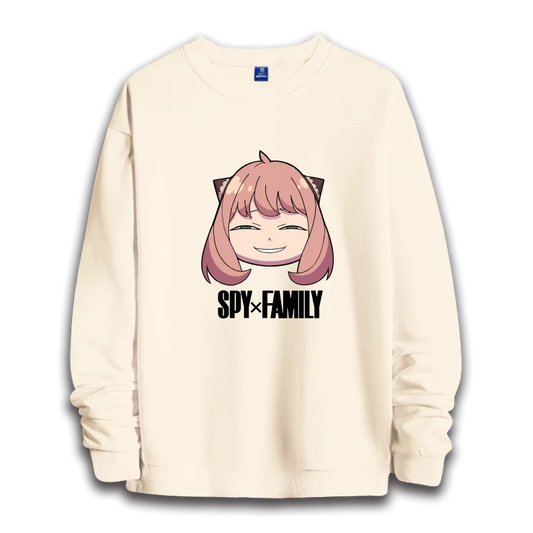 Spy x Family: anime sweatshirts  women's round neck top couple round neck hoodie couple loose casual fashion