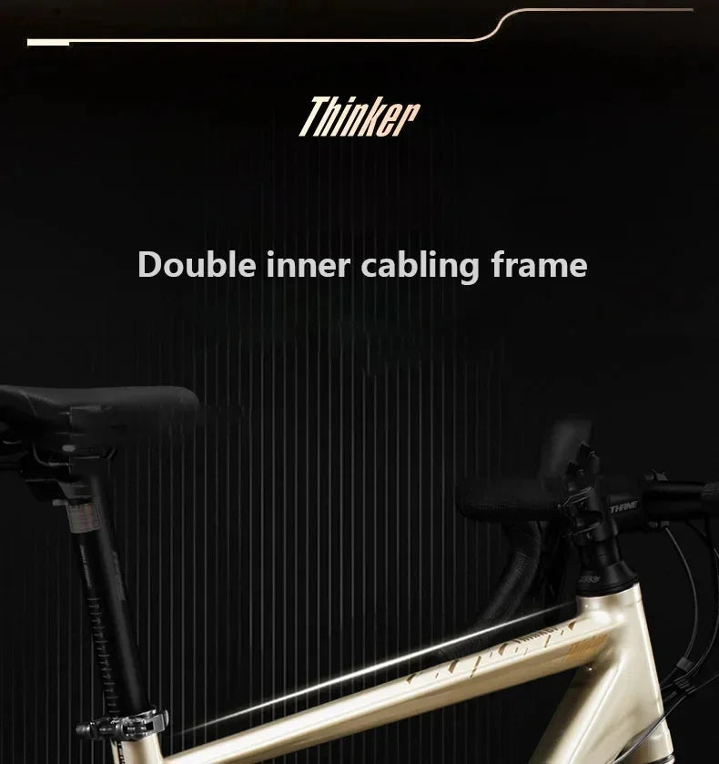Yowamushi Pedal: 700c Aluminium Alloy Racing Road Bicycles Super light Gravel Road Bickes City Commuting Variable Speed Bicycle 27/30 Speed Bike