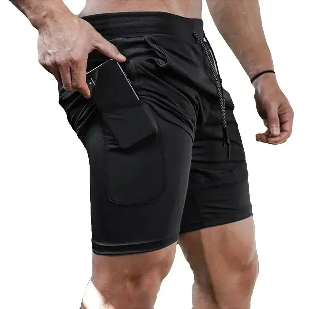 One Piece: Mesh Double-layer Shorts Streetwear Anime Summer 2026 New Y2k Casual Running Gym Workout Quick-drying Pants
