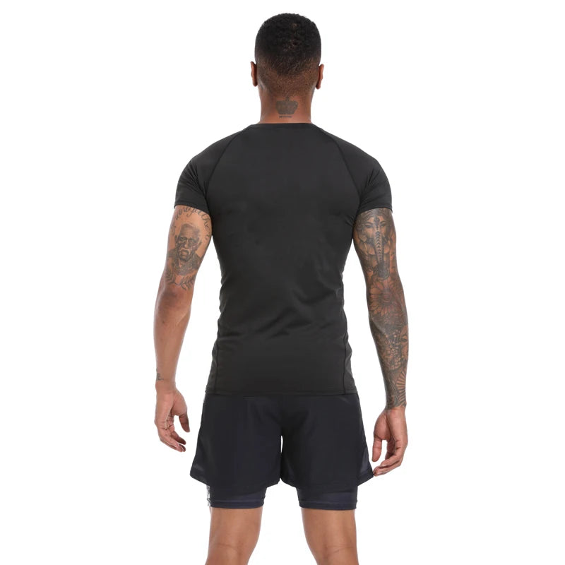 Baki: Men's Tshirt Fitness Sport Running Tight Gym i TShirts Athletic Quick Dry Summer Tops Tee