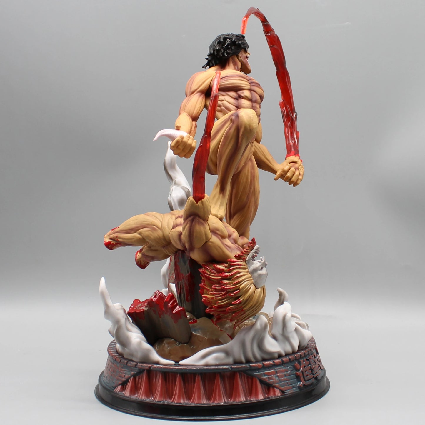 Attack On Titan: Figure The Armored Figures 29cm Titan Eren Jager Action Figurine Model Pvc GK Statue Ornament Toys Gifts