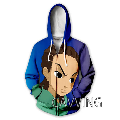 The Boondocks: New Fashion 3D Print   Zipper Hoodies Zip Up Hooded Sweatshirts Harajuku Hoodie Hip Hop Sweatshirts  H01