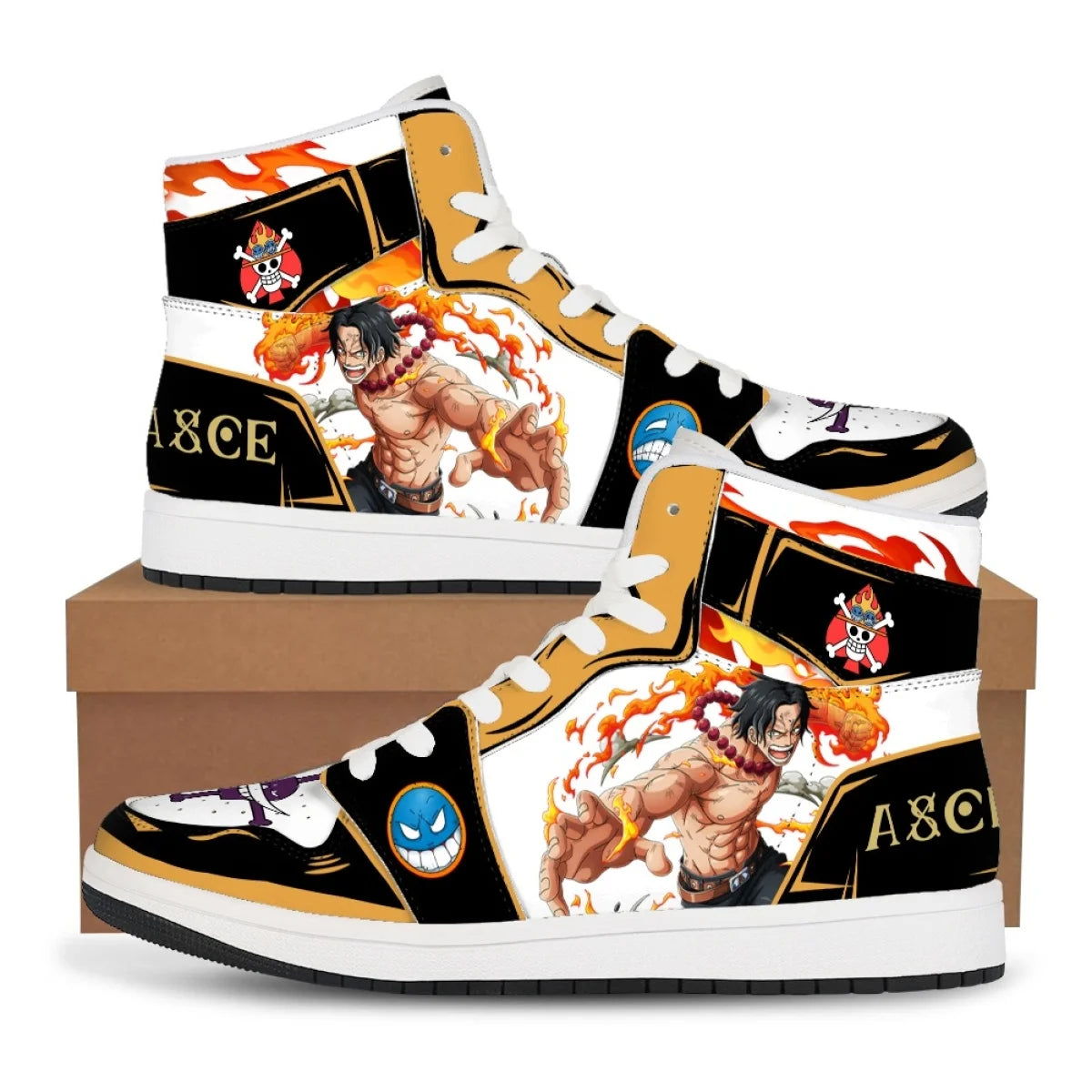 One Piece: Luffy Zoro Sneakers Casual Shoes Basketball Shoes Printing Comfortable Oversize Flat Shoes Birthday Gift