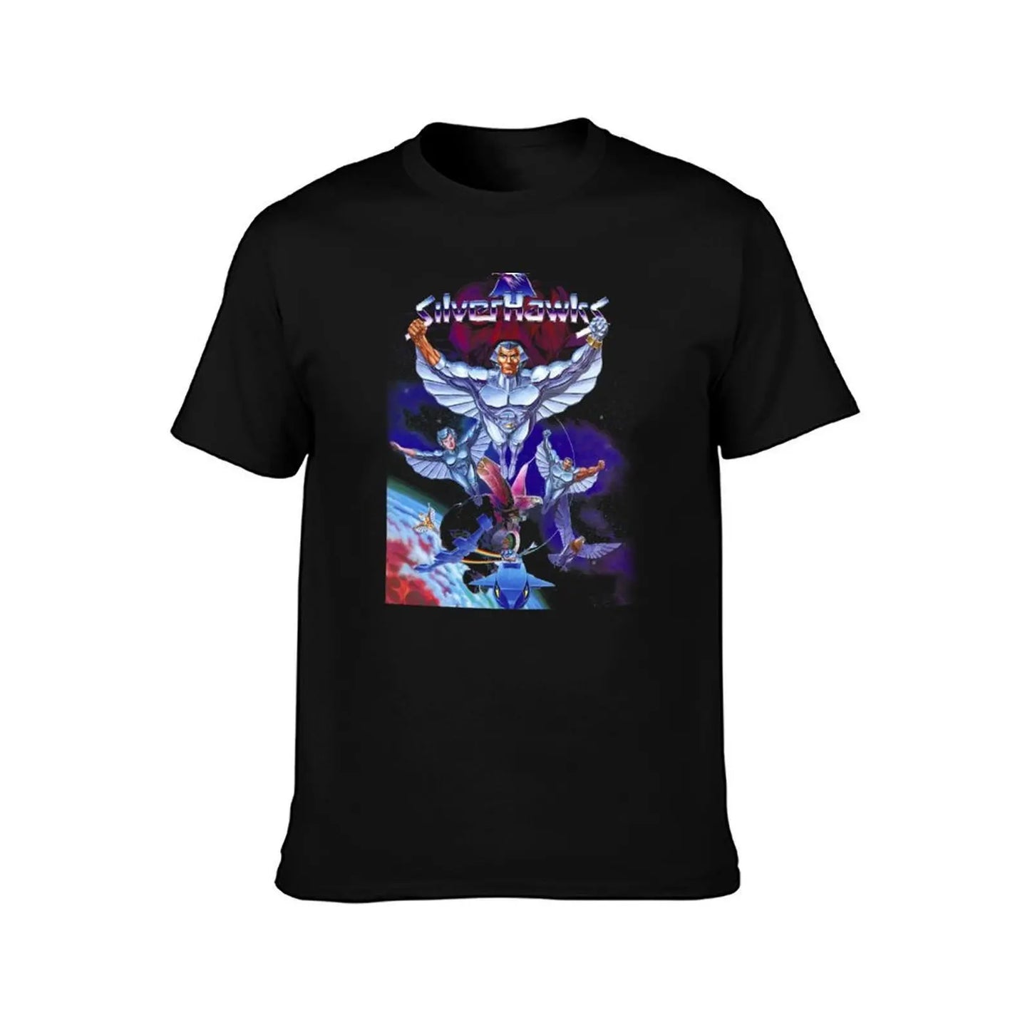 SilverHawks: T-Shirt Classic Graphic Short Sleeve Top
