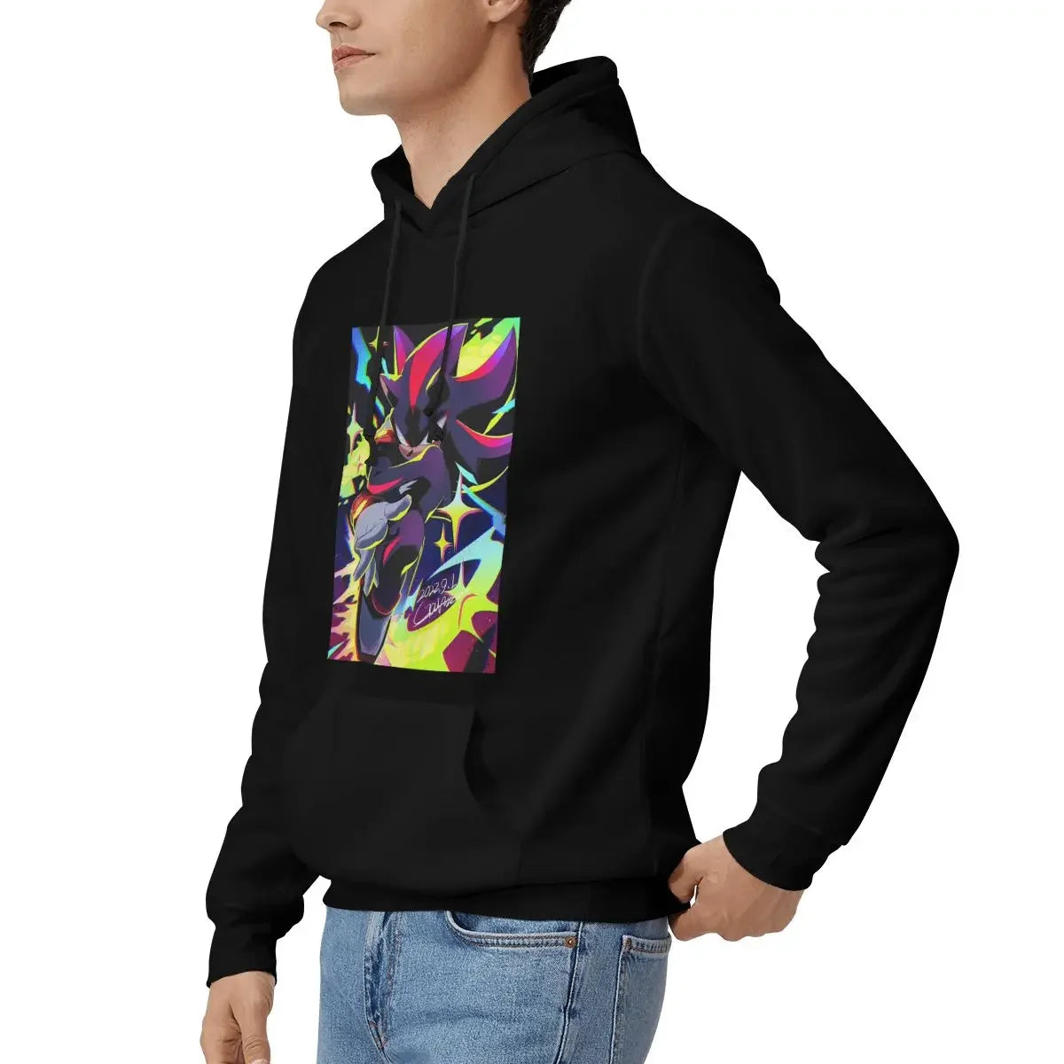 Sonic the Hedgehog: Shadow The Hedgehog Sonic The Hedgehog  Hoodies Men Women Casual Pullover Sweatshirt Harajuku Long Sleeve Hooded Autumn Winter