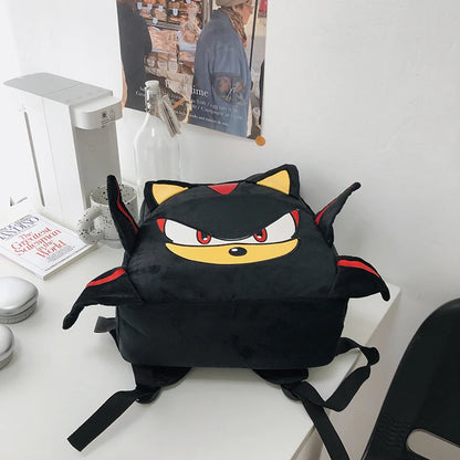 Sonic the Hedgehog: Shadow Backpack hedgehog Plush Schoolbag Bag Student School Bag Girls Cool High Capacity