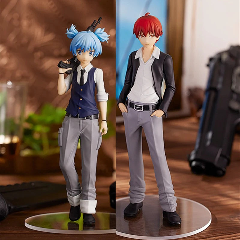 Assassination Classroom: New Genuine Series Japanese Anime Theme Figure Desktop Decoration Ornament Collection Toy Birthday Gifts