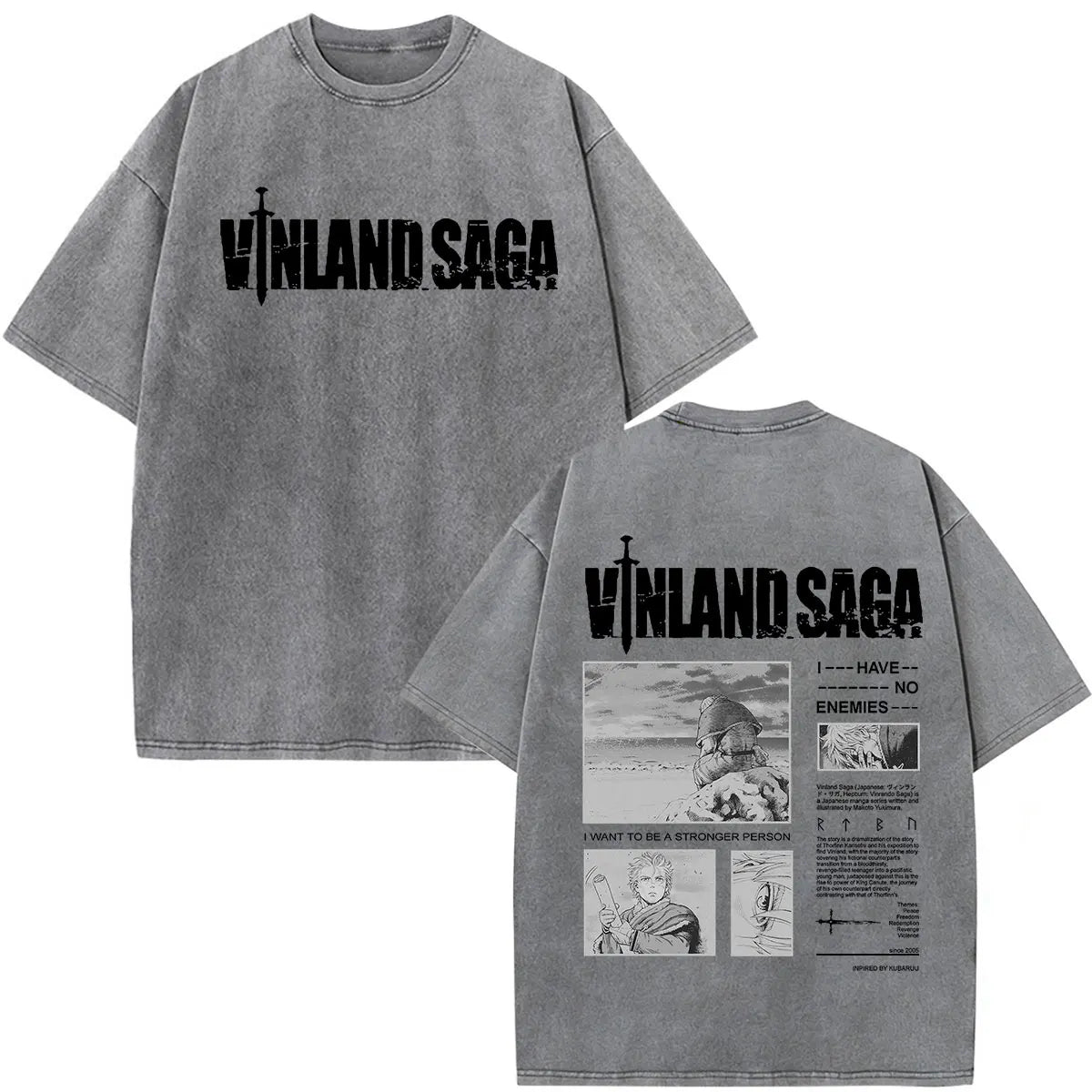 Vinland Saga: Manga Thorfinn Karlsefni T Shirt Men's Women Summer Fashion Casual O-Neck Oversized T-shirts