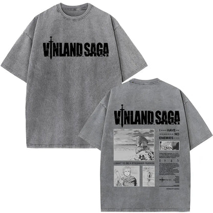 Vinland Saga: Manga Thorfinn Karlsefni T Shirt Men's Women Summer Fashion Casual O-Neck Oversized T-shirts
