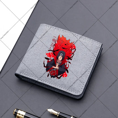 Naruto: Variotion Wallet Sasuke Sakura Cartoon Anime Pattern Portable Purses Boys Girls Cute Purse Women Creative Wallets Party Gifts