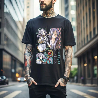 Frieren: T-Shirt Beyond Journey's End Fern Stark Girl Anime Gifts Shirt Gift 184