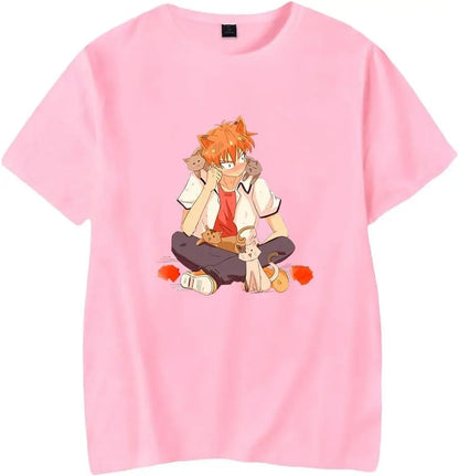 Fruits Basket: Oversized T-shirt Suitable for all seasons personality Clothes Streetwear Trendy Cotton Couples