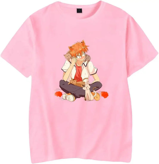 Fruits Basket: Oversized T-shirt Suitable for all seasons personality Clothes Streetwear Trendy Cotton Couples