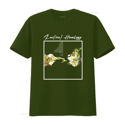 Samurai Champloo: Nujabes Luv Sic Hexalogy Tracklist T Shirt Pocket Back Print Shing02 Design Unique Music Themed vintage Washed Versatile