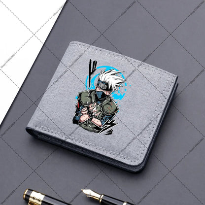 Naruto: Variotion Wallet Sasuke Sakura Cartoon Anime Pattern Portable Purses Boys Girls Cute Purse Women Creative Wallets Party Gifts
