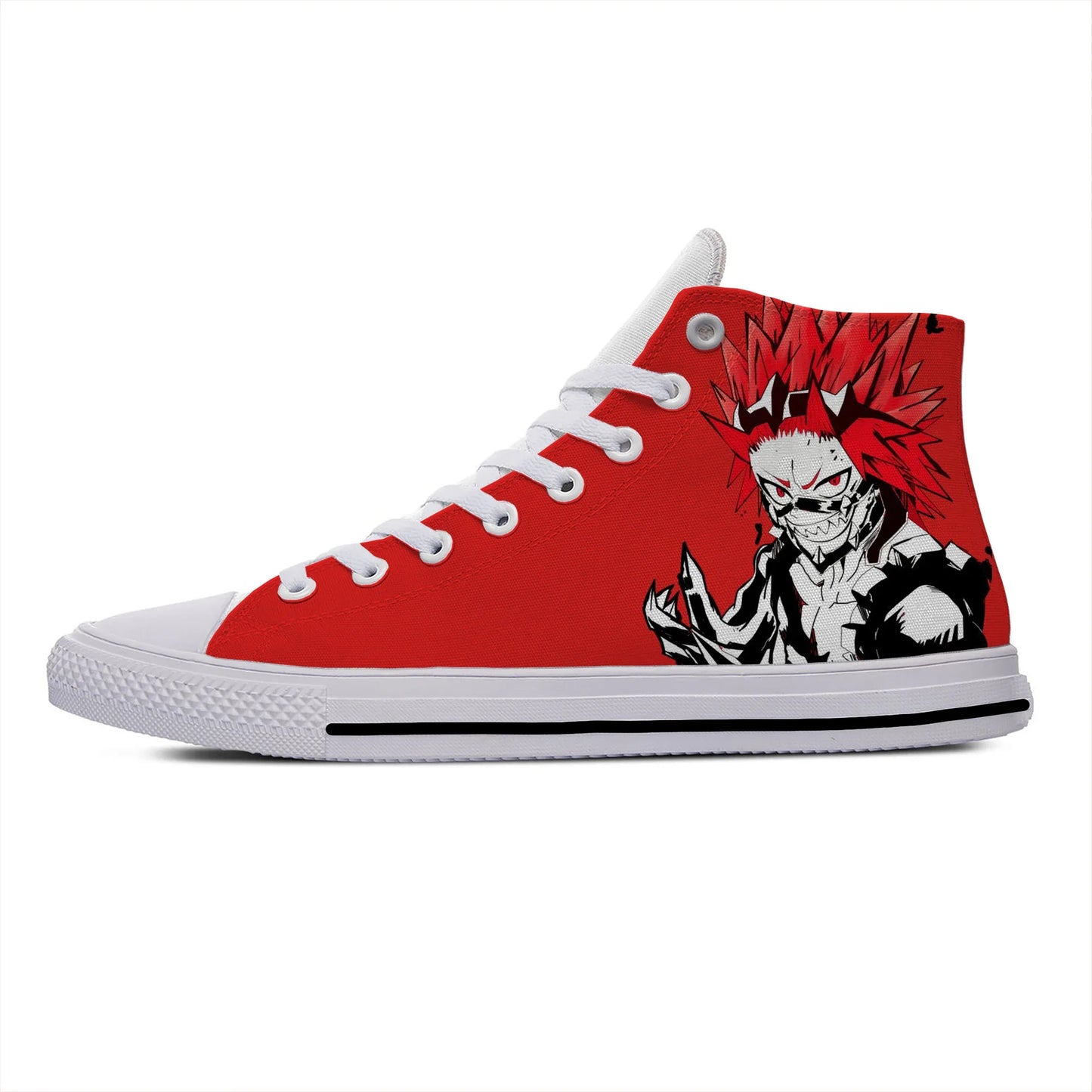 My Hero Academia : Volume 1 Kirishima Eijiro Casual Cloth Shoes High Top Lightweight Breathable 3D Print