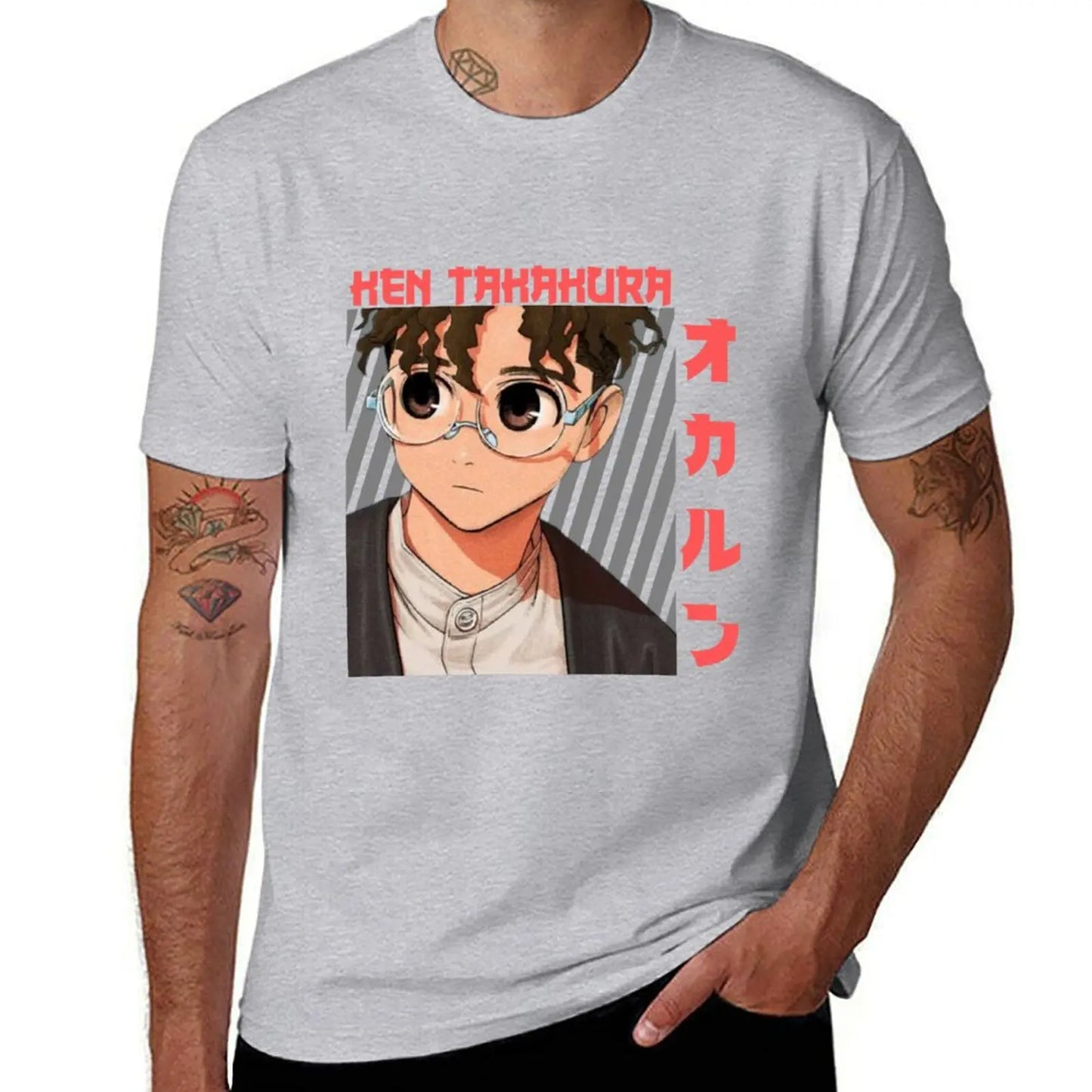 Dandadan: Okarun In Japanese - Ken Takakura T-shirt anime clothes new edition sublime