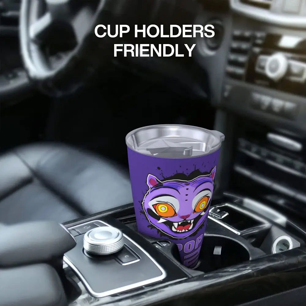 KPop Demon Hunters - Derpy  Insulated Tumbler with Lid Vacuum Thermal Mug Outdoor Travel Car Bottle Cup, 20oz