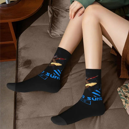 Solo Leveling: Sung jinwoo Shadow Monarch Socks,Leisure Beautiful printing Suitable for all seasons Dressing Gifts