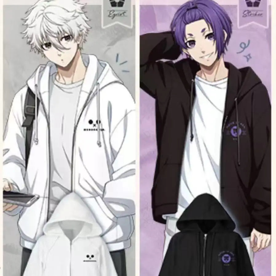 Blue Lock: cosplay costume Seishiro Nagi and Reo Mikage same style zip-up hoodie