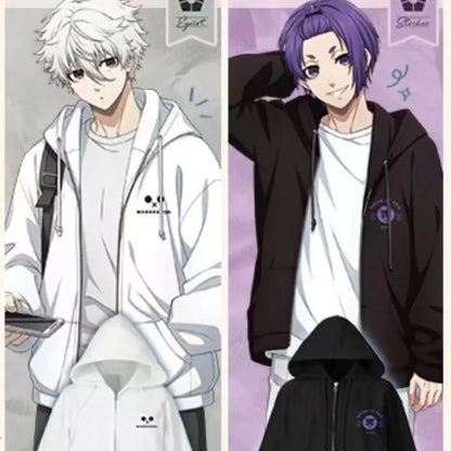 Blue Lock: cosplay costume Seishiro Nagi and Reo Mikage same style zip-up hoodie