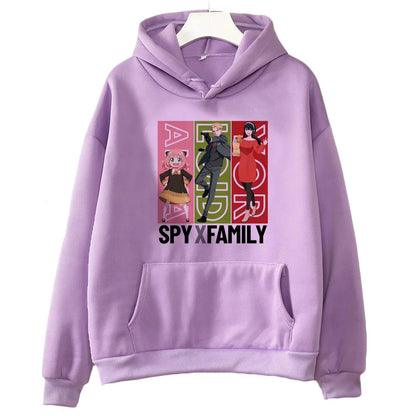 Spy x Family: hoodie sweatshirt kawaii fashion graphic 2000s tops vintage Casual Aesthetic
