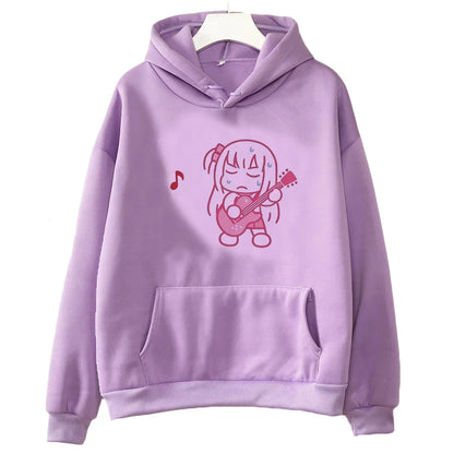 Bocchi the Rock:hoodies fashion tops cartoon 2026 cute harajuku Female Sport Coat