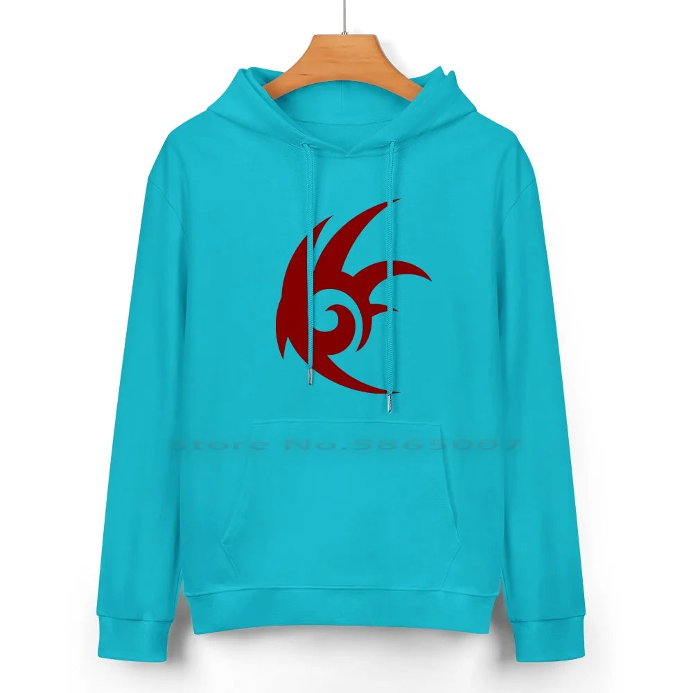 Sonic The Hedgehog: Shadow Logo Cotton Hoodie Sweater 24 Colors Shadow Hedgehog Logo Icon Game 100% Cotton Hooded Sweatshirt