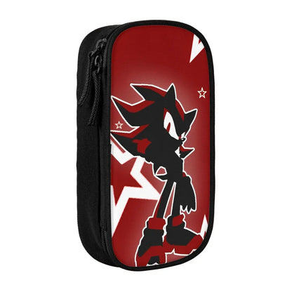 Sonic The Hedgehog: Classic Shadow The Hedgehog Pencil Cases Pencil Pouch Pen for Student Big Capacity Bag Students School Gifts Stationery