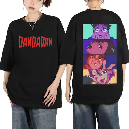 Dandadan: Graphic T Shirts Fashion Cartoon Short Sleeve T-shirts Men Women Clothing Harajuku Y2k Oversized T-shirt
