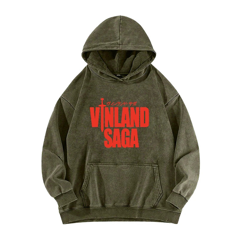 Vinland Saga: Manga Hoodie For Men Women Pullover Washed Cotton Clothing Long Sleeve Hooded Sweatshirt Tops Streetwear