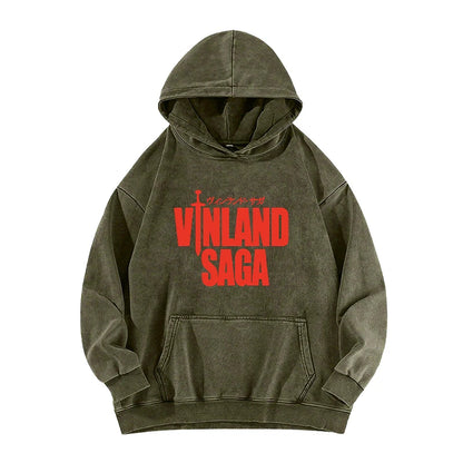 Vinland Saga: Manga Hoodie For Men Women Pullover Washed Cotton Clothing Long Sleeve Hooded Sweatshirt Tops Streetwear