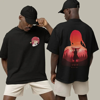 Chainsaw Man: Harajuku Trend Fashion Oversized Anime Peripheral Clothing T-shirt