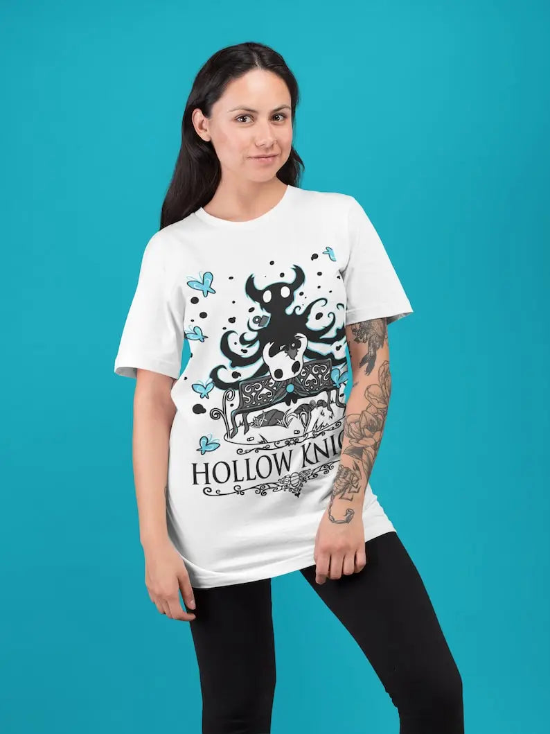 Hollow Knight: Gaming T-Shirt, Indie Shirt Girl Gifts Unisex Shirt All Size