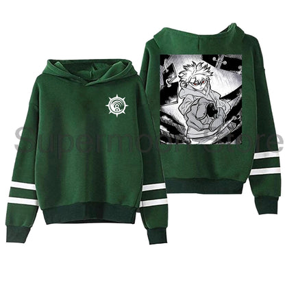 Gachiakuta: Rudo Merch Hoodie Pocketless Parallel Bars Sleeve Streetwear Women Men Hooded Sweatshirts