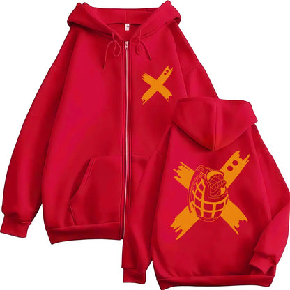 My Hero Academia: Zip Up Hoodies Harajuku Fashion Manga Vintage Sweatshirt Men Women Fleece Oversized Tracksuit Coats