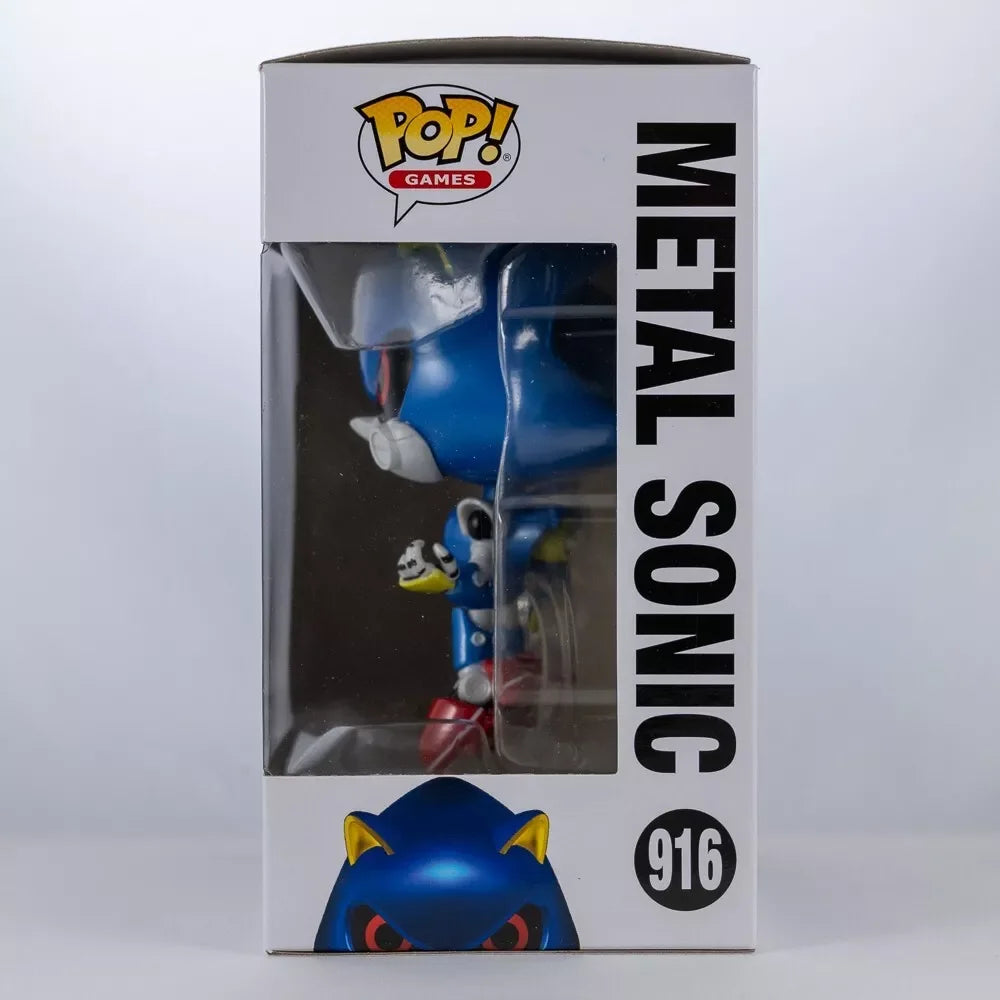 Sonic the Hedgehog: Metal Sonic -- Funko Pop Figures Games #916 Vinyl Figure Collectible Limited Edition Model Children's Toy Gift