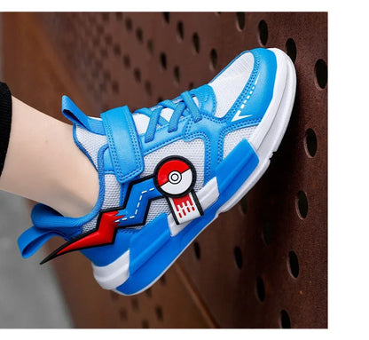 Pokemon: Pikachu  Children Cartoon Sports Shoes Fashion Anime Boy Girl Sneakers Student Casual Running Shoe Breathable Lightweight