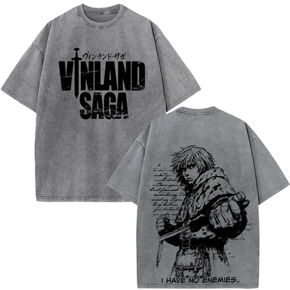 Vinland Saga: Manga Thorfinn Karlsefni T Shirt Men's Women Summer Fashion Casual O-Neck Oversized T-shirts