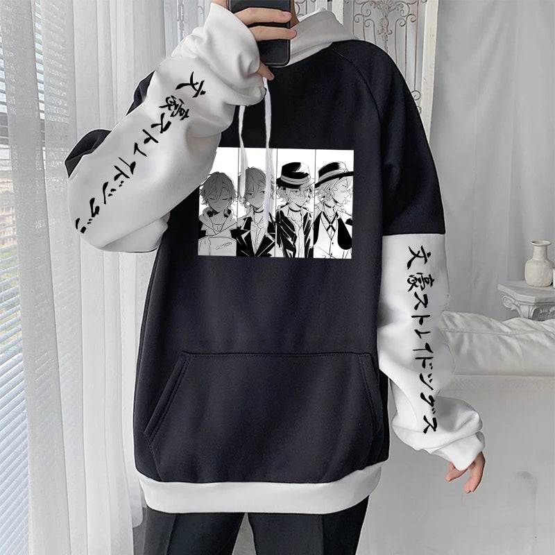 Bungo Stray Dogs:  Nakahara Chuuya Hoodies Women 90s Vintage Cartoon Shirt Spring Autumn Fleece Oversized Sweatshirts