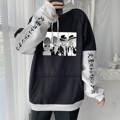 Bungo Stray Dogs:  Nakahara Chuuya Hoodies Women 90s Vintage Cartoon Shirt Spring Autumn Fleece Oversized Sweatshirts