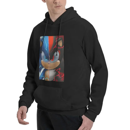 Sonic the Hedgehog: Shadow Hoodies Men Women Casual Pullover Sweatshirt Fashion Long Sleeve Clothing Autumn Winter