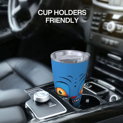 KPop Demon Hunters - Derpy  Insulated Tumbler with Lid Vacuum Thermal Mug Outdoor Travel Car Bottle Cup, 20oz