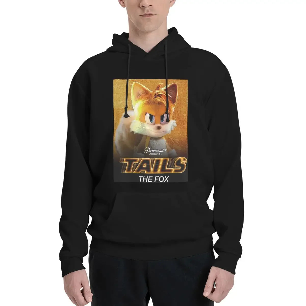 Sonic The Hedgehog : Tails The Fox  Hoodies Men's Women Casual Pullover Sweatshirts Harajuku Long Sleeve Hooded Autumn Winter
